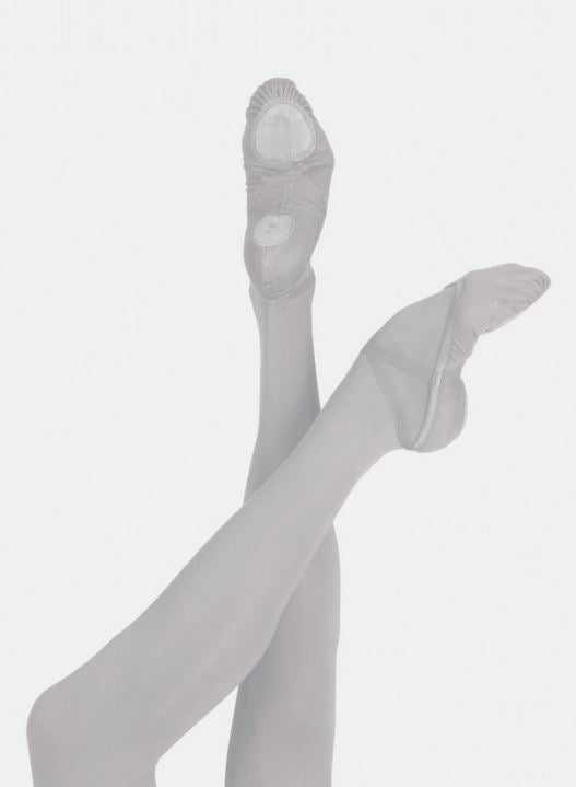 Vesta Stretch Canvas Ballet Shoes Grey (FINAL SALE)