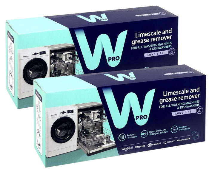 WPRO Limescale And Grease Remover / Descaler Washing Machine and Dishwasher (Pack Of 12) DES121 | C00424828
