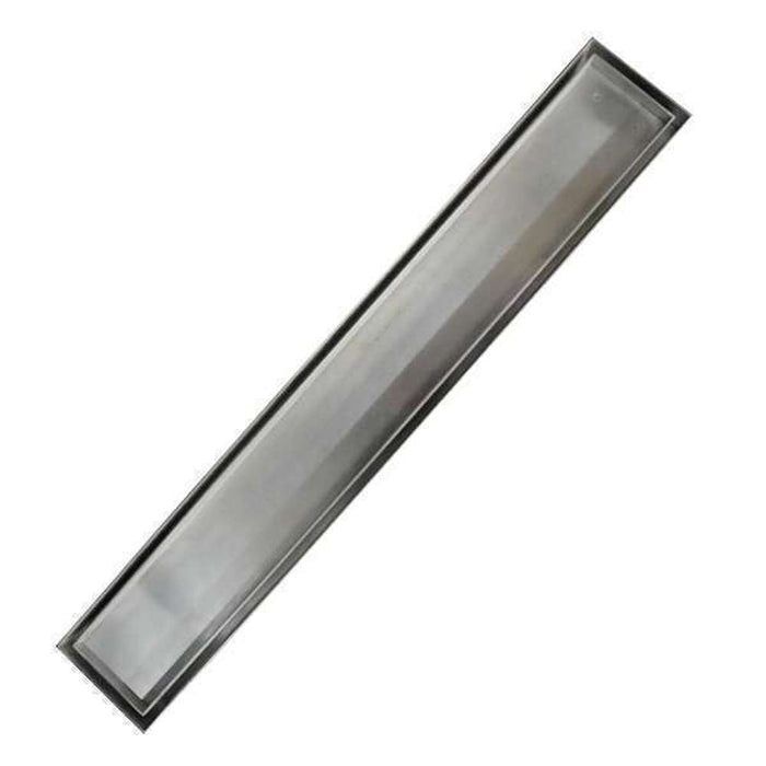 WR Long Tile Inserted Floor Drain 495 x 75 x 25mm