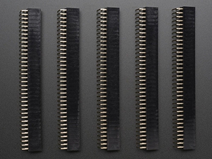 0.1" 2x36-pin Strip Right-Angle Socket (Female) Header (5 pack) by The Pi Hut - The Pi Hut