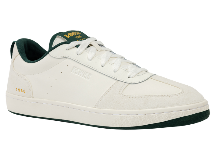 04734-180-M | COURT VARSITY | SNOW WHITE/POSY GREEN