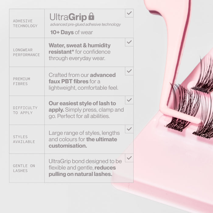 1-Step Press™ Pre-Glued Lash Kit & Remover