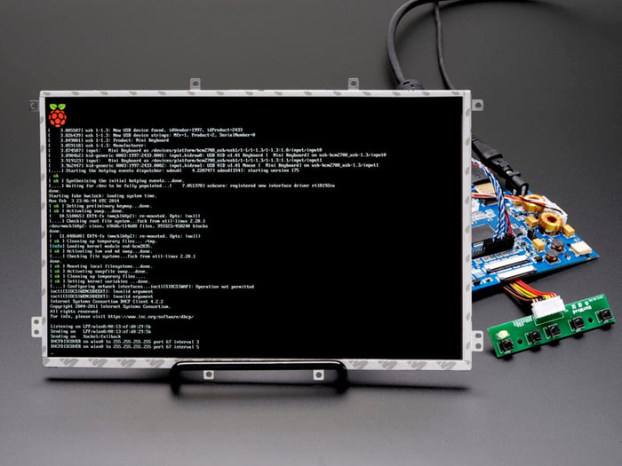 10.1" Display & Audio 1280x800 IPS - HDMI/VGA/NTSC/PAL [Discontinued] by The Pi Hut - The Pi Hut