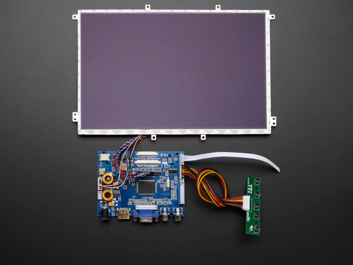 10.1" Display & Audio 1280x800 IPS - HDMI/VGA/NTSC/PAL [Discontinued] by The Pi Hut - The Pi Hut