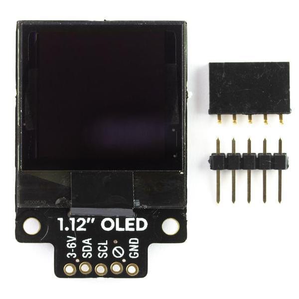 1.12" Mono OLED (128x128, white/black) Breakout – SPI by Pimoroni - The Pi Hut