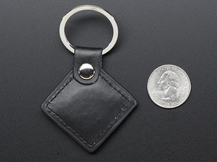 13.56MHz RFID/NFC Leather Keychain Fob - Classic 1K [Discontinued] by The Pi Hut - The Pi Hut
