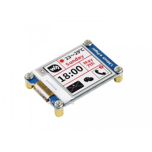 1.54" three-colour E-Ink display module (200x200) by Waveshare - The Pi Hut
