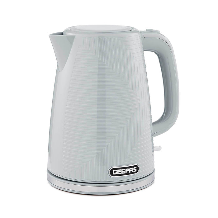 1.7L Opus Grey Textured Cordless Electric Kettle 3000W