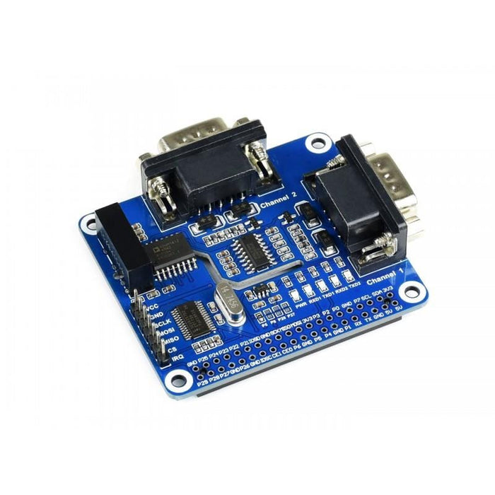2-Channel Isolated RS232 Expansion HAT for Raspberry Pi by Waveshare - The Pi Hut