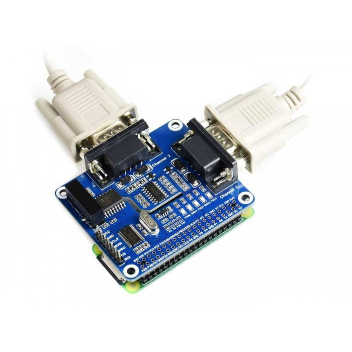 2-Channel Isolated RS232 Expansion HAT for Raspberry Pi by Waveshare - The Pi Hut