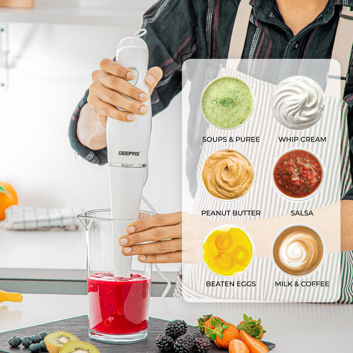 2-In-1 Electric Jug Blender and 180W Hand Blender Combo