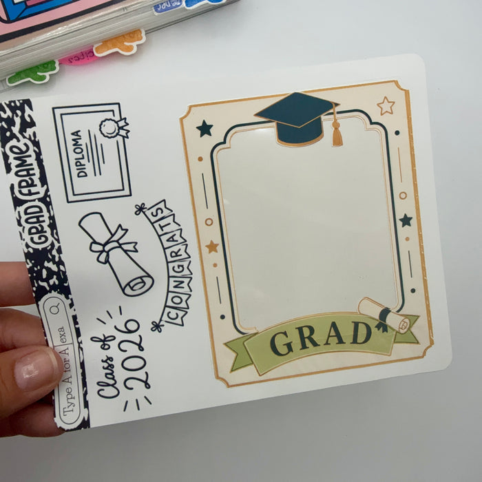 2026 Grad Jumbo Journaling Sticker Frame