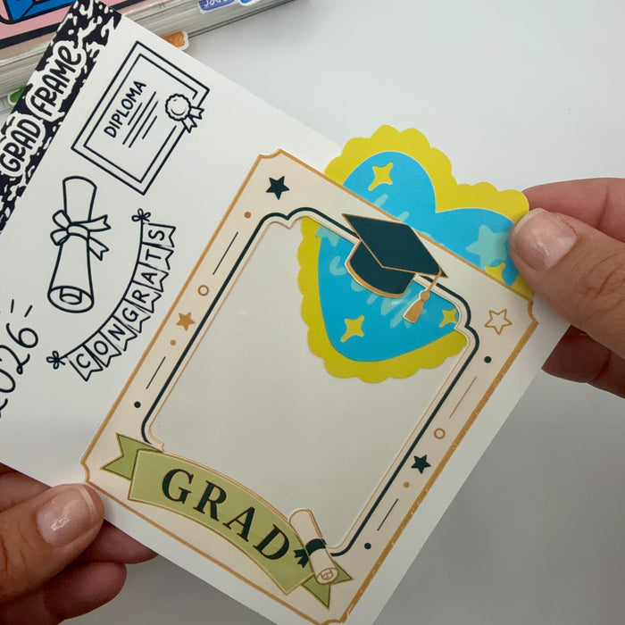 2026 Grad Jumbo Journaling Sticker Frame