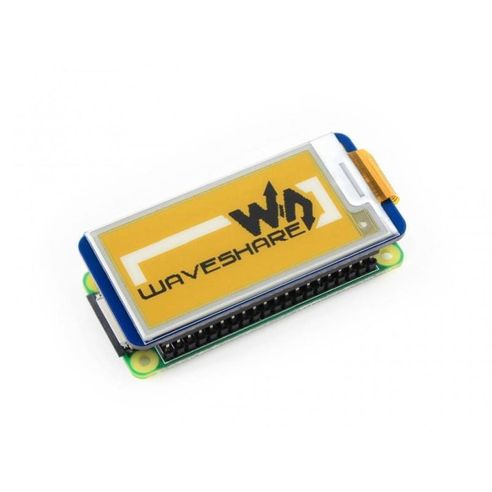 Three-colour 2.13" E-Ink Display pHAT - Yellow/Black/White [Discontinued] by Waveshare - The Pi Hut