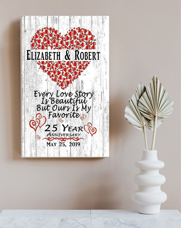 25th wedding anniversary gift ideas
