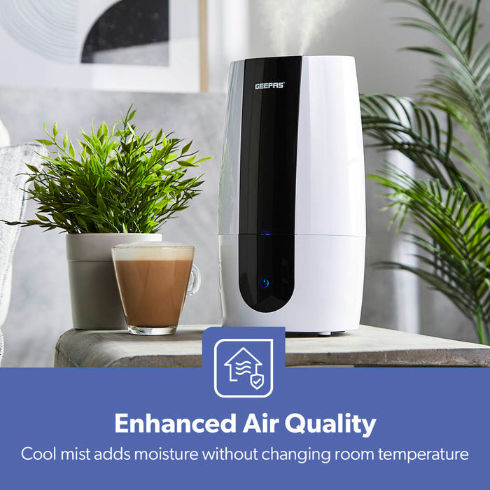 2.6L Ultrasonic 2-Speed Cool Mist Humidifier
