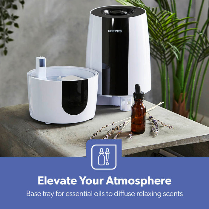 2.6L Ultrasonic 2-Speed Cool Mist Humidifier