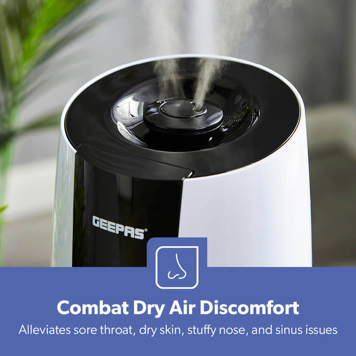 2.6L Ultrasonic 2-Speed Cool Mist Humidifier