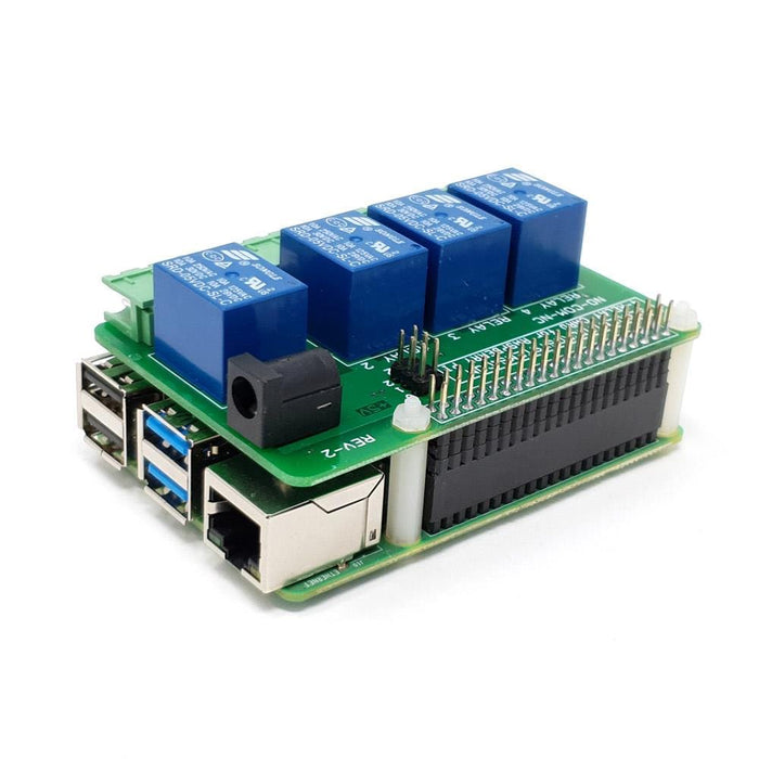 4-Relay Heavy Duty Stackable Card for Raspberry Pi [Discontinued] by Sequent - The Pi Hut