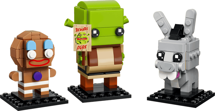 40923 BrickHeadz Shrek, Donkey And Gingy Figures