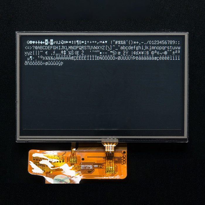 4.3" 40-pin TFT Display - 480 x 272 with Touchscreen by Adafruit - The Pi Hut
