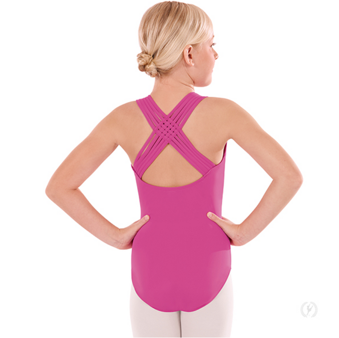 4493C Child Lattice Back Leotard