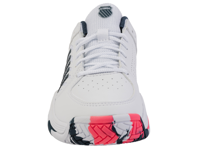 54428-129-M | COURT EXPRESS 2 | WHITE/STARGAZER/NEON BLAZE