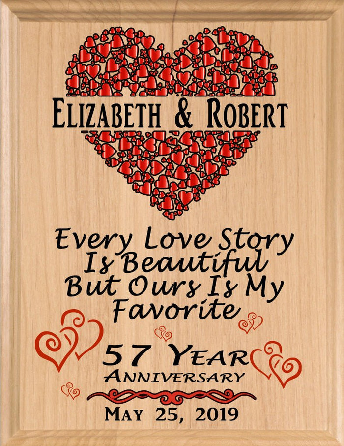 57 Year Anniversary Gift