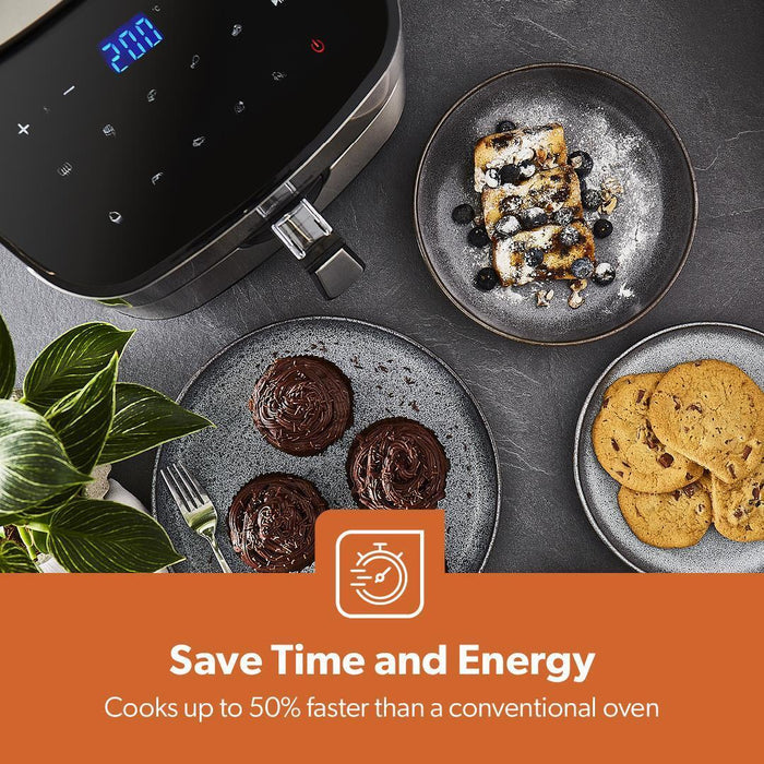 7.5L Air Fryer, 4 Slice Toaster & 1.7L Kettle Kitchen Bundle Black