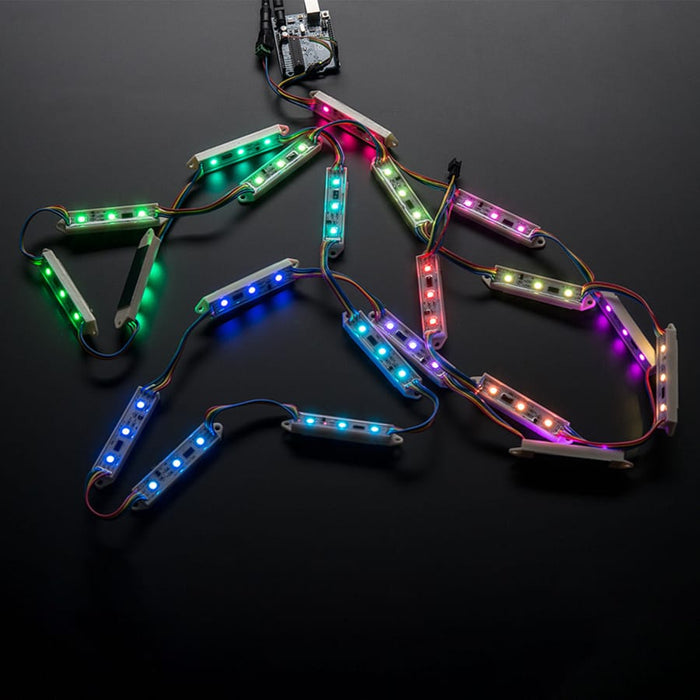 75mm Bars - 12V Digital RGB LED Pixels (Strand of 21) (WS2801) by Adafruit - The Pi Hut