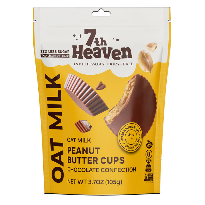 7th Heaven Oat Milk Peanut Butter Cup Candy Pouch - 6 Count