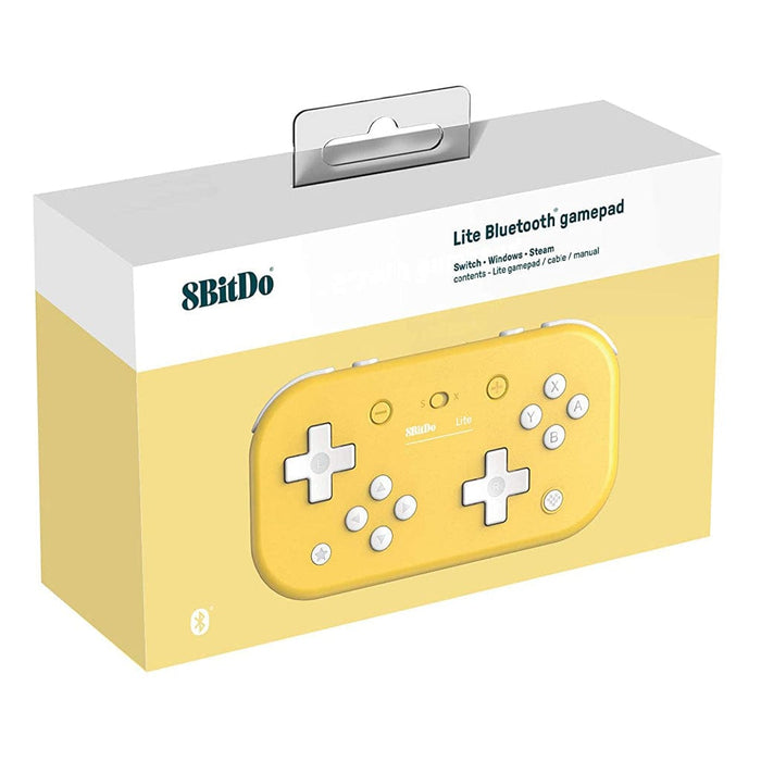 8BitDo Lite Bluetooth Gamepad – Yellow [discontinued] by 8BitDo - The Pi Hut