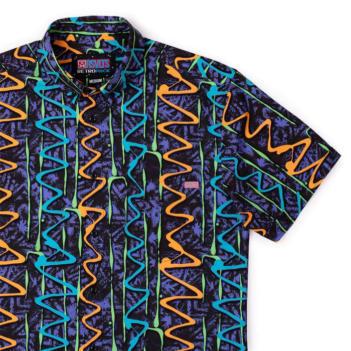 RSVLTS XS RSVLTS RSVLTS Retro Pack Series 3 "Retro Squigglies" _ KUNUFLEX Short Sleeve Shirt