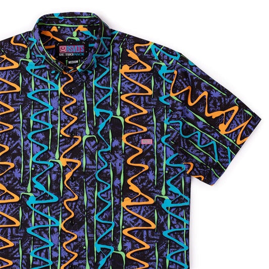 RSVLTS XS RSVLTS RSVLTS Retro Pack Series 3 "Retro Squigglies" _ KUNUFLEX Short Sleeve Shirt
