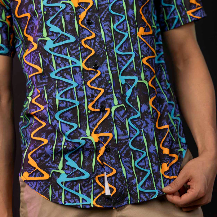 RSVLTS RSVLTS Short Sleeve Shirt ‘90s Retro Pack "Retro Squigglies" – KUNUFLEX Short Sleeve Shirt