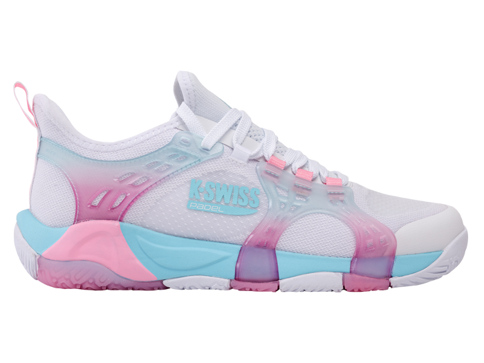 94597-146-M | K-FRAME PADEL | WHITE/SOFT NEON BLUE/NEON BUBLE GUM