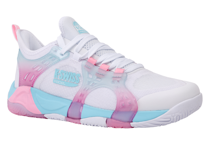 94597-146-M | K-FRAME PADEL | WHITE/SOFT NEON BLUE/NEON BUBLE GUM