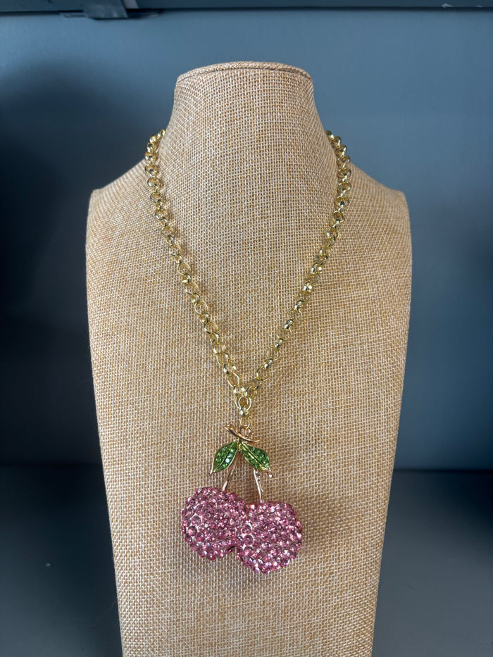 Pink Cherry Luxe Necklace
