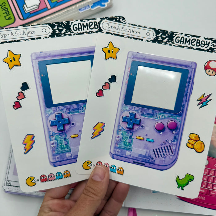 Gameboy Jumbo Journaling Sticker Frame