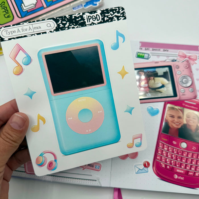 iPod Jumbo Journaling Sticker Frame