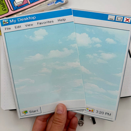 Retro Desktop Full Page Stickers