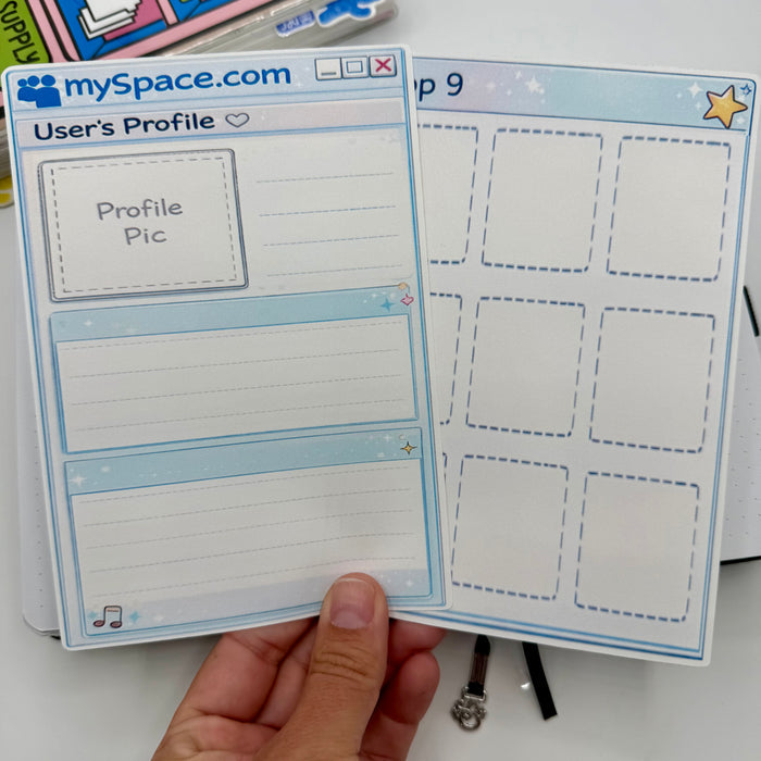 MySpace Profile Full Page Stickers