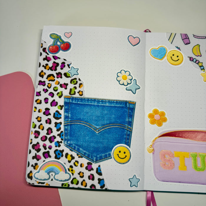 Denim Jumbo Journaling Sticker Pocket