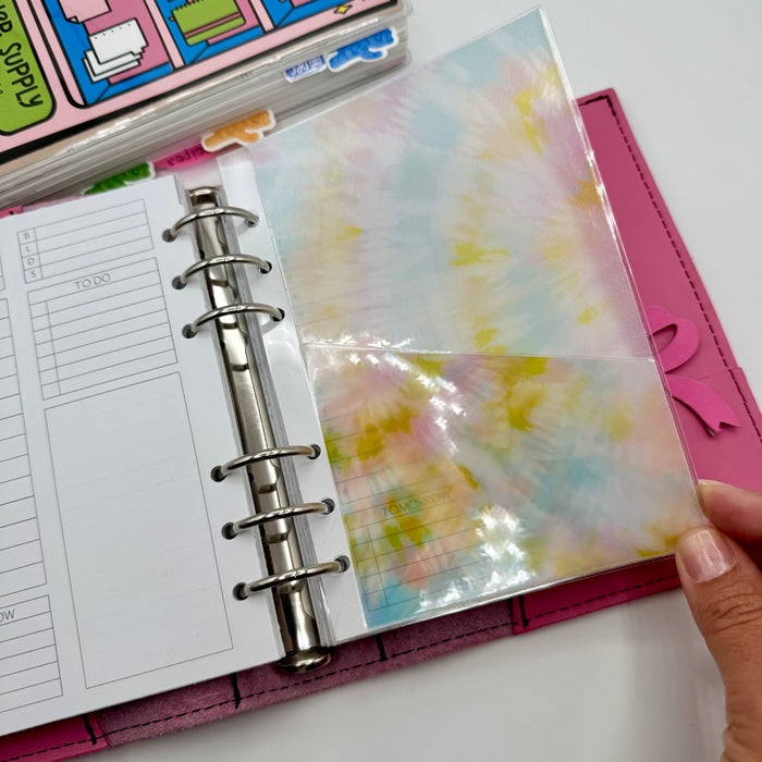 Tie Dye Vellum Pocket Dashboard