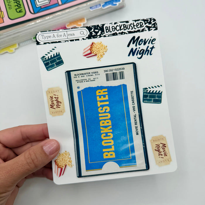 Blockbuster Jumbo Journaling Sticker