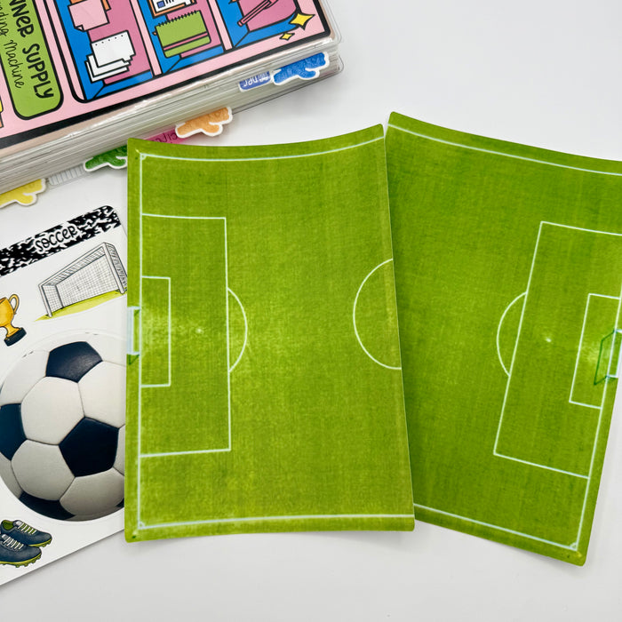 Soccer Field Full Page Stickers