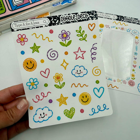 Doodle Deco Sticker Sheet