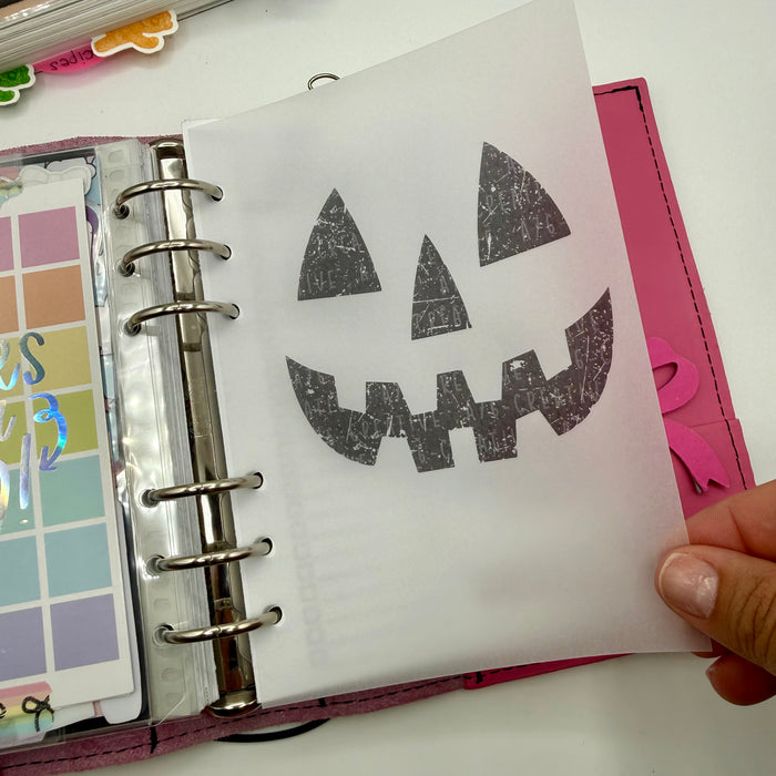 Jack-o-lantern Face Vellum Dashboard