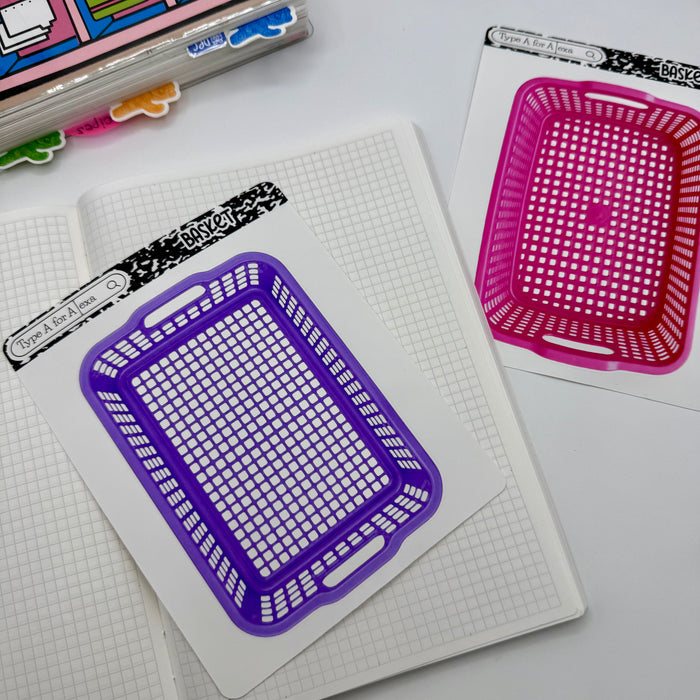 Basket Jumbo Stickers
