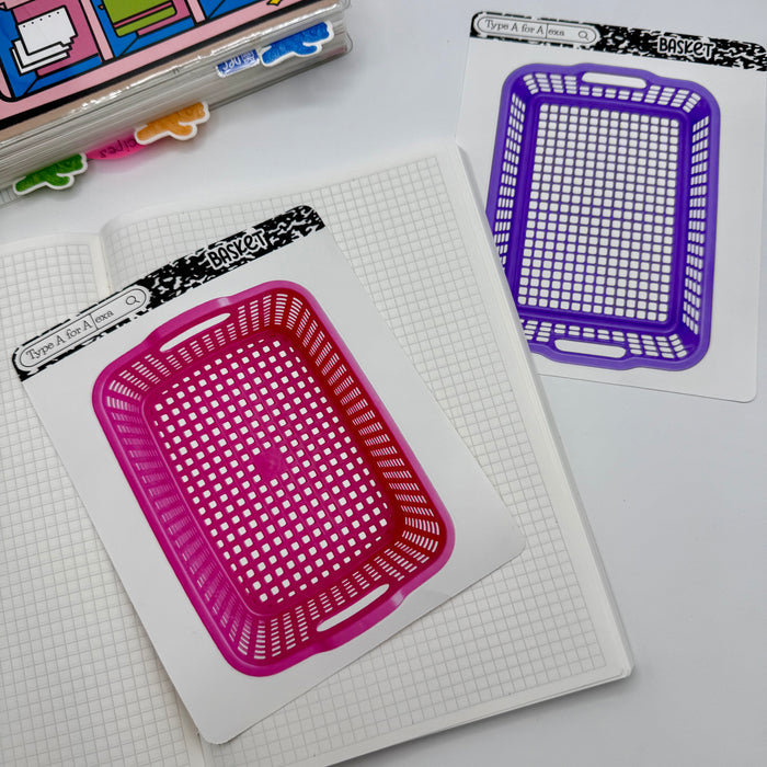Basket Jumbo Stickers